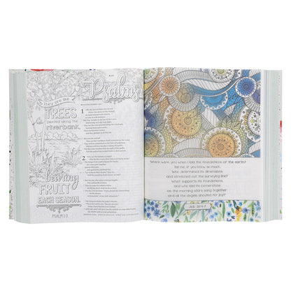 NLT Wildflower Meadow Hardcover Inspire Faith Filament-Enabled Bible Large Print image 4