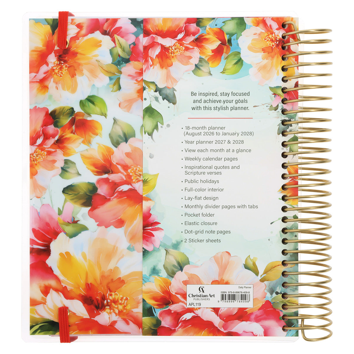 2027 Diary - 18-Month Planner for Women - Everything Beautiful - Wirebound image 1