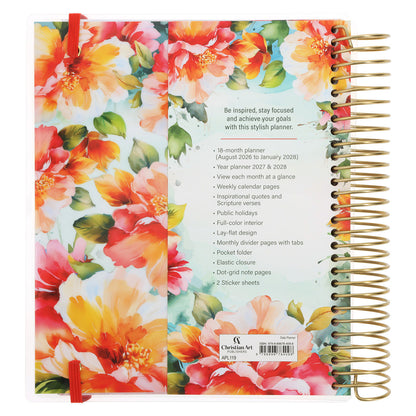 2027 Diary - 18-Month Planner for Women - Everything Beautiful - Wirebound image 1