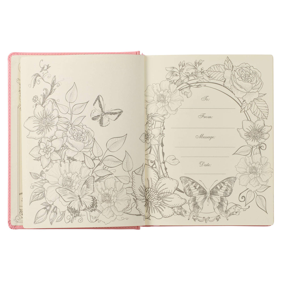 KJV Pink Faux Leather Hardcover My Promise Bible image 3
