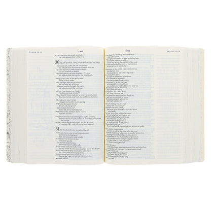 NLT Cream Floral Paperback Inspire Filament-Enabled Bible image 3