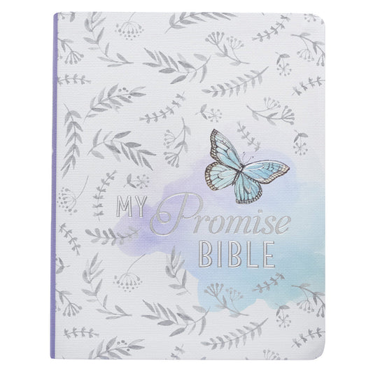 KJV Butterflies Flexcover Faux Leather My Promise Bible image 0
