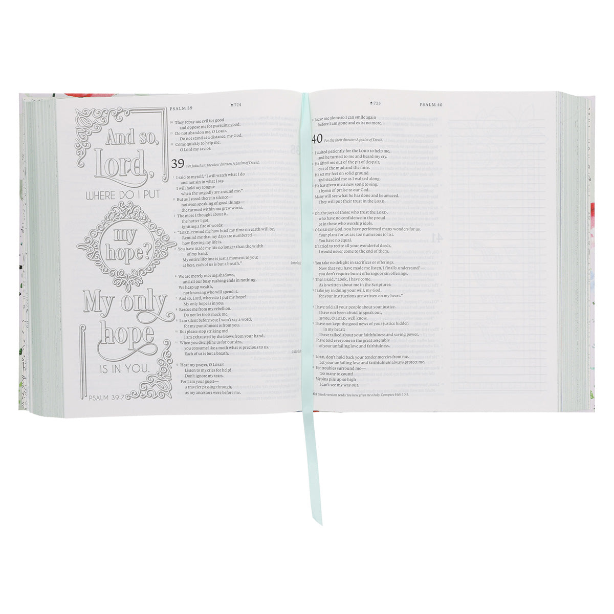 NLT Wildflower Meadow Hardcover Inspire Faith Filament-Enabled Bible Large Print image 6