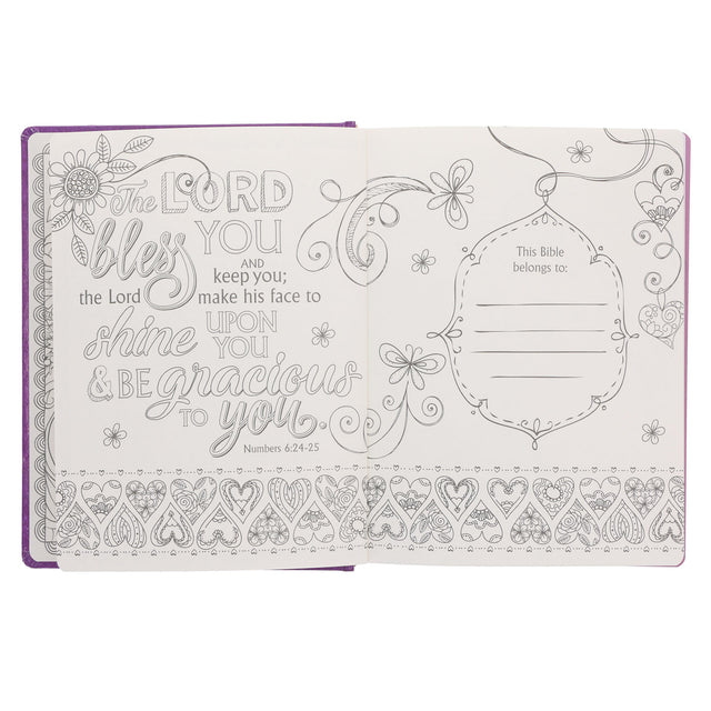 ESV Purple Stickers Hardcover My Creative Bible for Girls image 4
