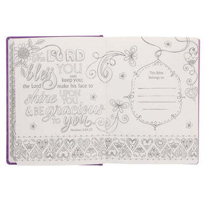 ESV Purple Stickers Hardcover My Creative Bible for Girls image 4