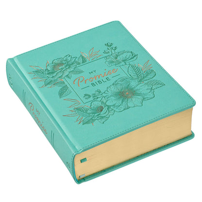 KJV Turquoise Faux Leather Hardcover My Promise Bible image 2