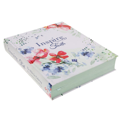NLT Wildflower Meadow Hardcover Inspire Faith Filament-Enabled Bible Large Print image 2