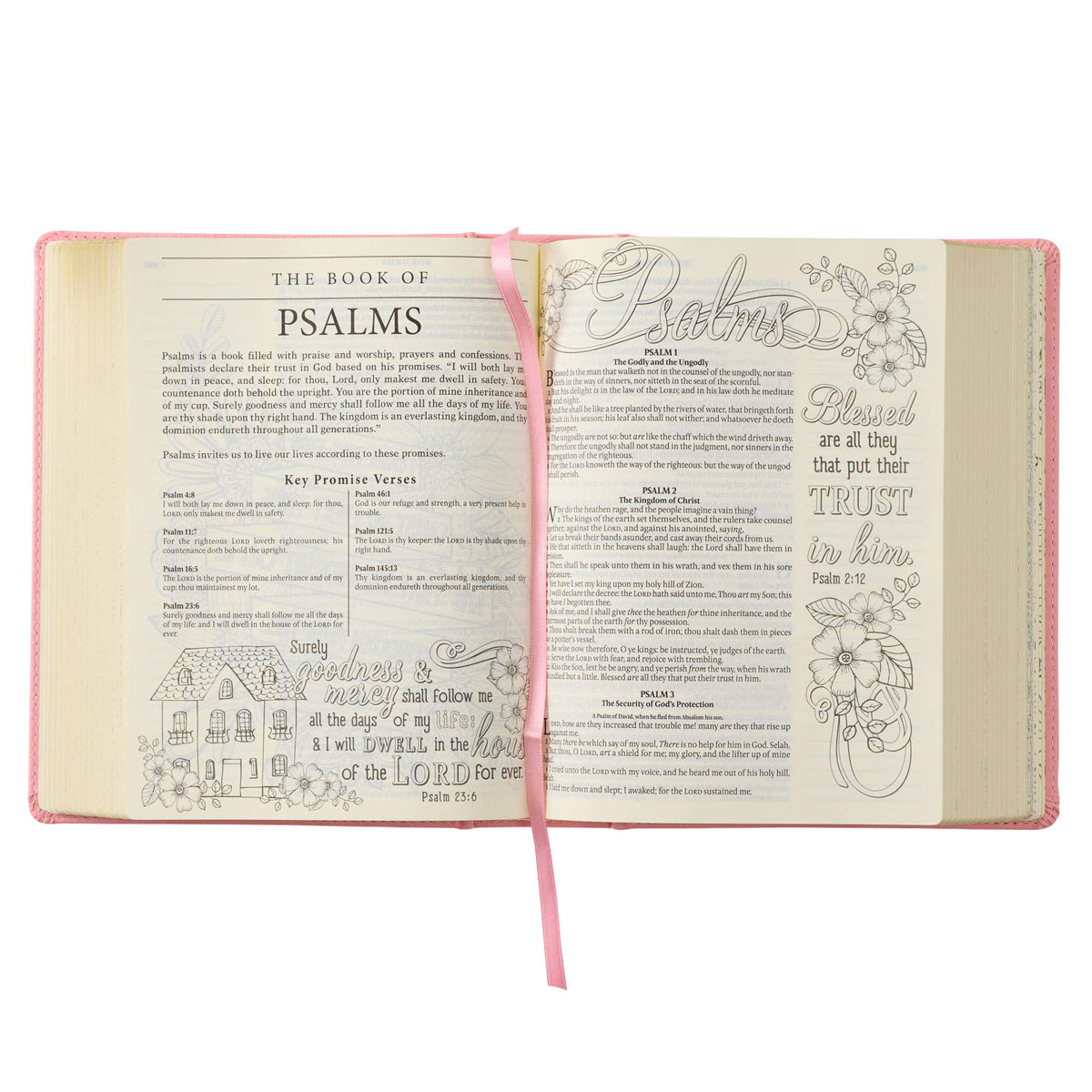KJV Pink Faux Leather Hardcover My Promise Bible image 5