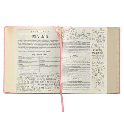 KJV Pink Faux Leather Hardcover My Promise Bible image 5