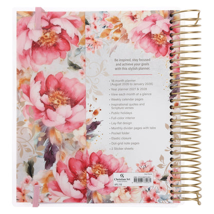 2027 Diary - 18-Month Planner for Women - Strength and Dignity - Wirebound image 1
